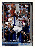 1992-93 Shaquille O'Neal Topps ROOKIE RC #362 Orlando Magic HOF 8