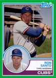 2021 Ron Santo Topps Archives GREEN 083/125 #153 Chicago Cubs HOF