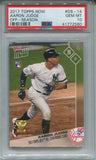 2017 Aaron Judge Topps Now OFF-SEASON ROOKIE RC PSA 10 #OS-14 New York Yankees 2560