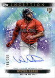 2024 Wilyer Abreu Topps Inception ROOKIE & EMERGING STARS AUTO 065/299 AUTOGRAPH #BRES-WE Boston Red Sox