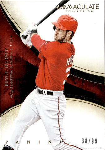 2014 Bryce Harper Panini Immaculate Collection 38/99 #11 Washington Nationals