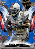2023 Ricky Williams Topps Inception BLUE 07/10 #85 Miami Dolphins