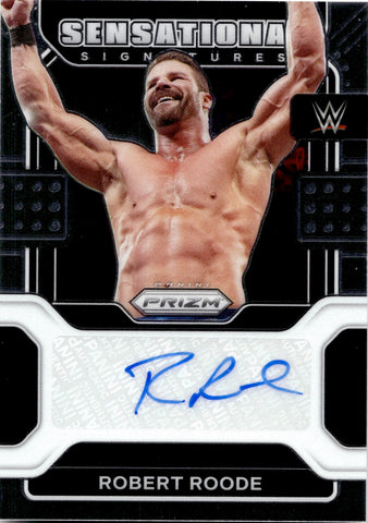2022 Robert Roode Panini Prizm WWE SENSATIONAL SIGNATURES AUTO AUTOGRAPH #SN-RRD Monday Night Raw