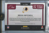 2024 Brian Mitchell Panini One RED ONE MOMENT IN TIME AUTO 13/60 AUTOGRAPH #399 Washington Redskins