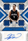 2021-22 Jalen Suggs Panini Cornerstones ROOKIE QUAD JERSEY AUTO 26/99 AUTOGRAPH RELIC RC #RCO-JSU Orlando Magic