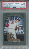 2011 Stan Musial Topps Gypsy Queen FRAMED GREEN PSA 10 #97 St. Louis Cardinals HOF 6686 POP 2