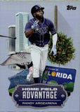 2023 Randy Arozarena Topps Update Series HOME FIELD ADVANTAGE #HA-29 Tampa Bay Rays
