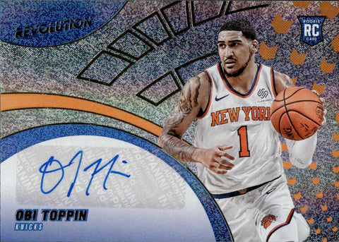 2020-21 Obi Toppin Panini Revolution ROOKIE AUTO AUTOGRAPH RC #RA-OT New York Knicks