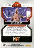 2022 Solo Sikoa Panini Prizm WWE ROOKIE BLUE 136/199 RC #114 NXT