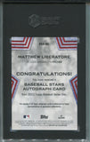 2023 Matthew Liberatore Topps ROOKIE BASEBALL STARS AUTO AUTOGRAPH SGC 10/10 #BSA St. Louis Cardinals 7637
