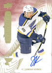 2022-23 Jordan Kyrou Upper Deck Premier AUTO AUTOGRAPH #64 St. Louis Blues