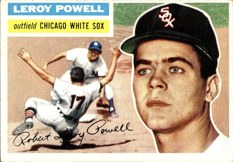 1956 Leroy Powell Topps ROOKIE RC #144 Chicago White Sox BV $15