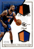 2013-14 Tyson Chandler Panini National Treasures GAME GEAR DUAL PRIME JERSEY PATCH 17/25 New York Knicks #70