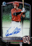 2025 Eli Willits Bowman Chrome Draft BLACK REFRACTOR MEGA BOX PROSPECT AUTO 03/10 AUTOGRAPH #BMA-EW Washington Nationals