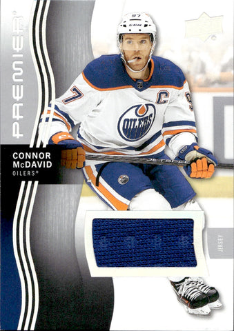 2023-24 Connor McDavid Upper Deck Premier JERSEY RELIC #1 Edmonton Oilers