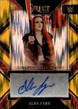 2023 Alba Fyre Panini Select WWE GOLD FLASH SIGNATURE SELECTIONS AUTO 3/5 AUTOGRAPH #SLA-FR NXT