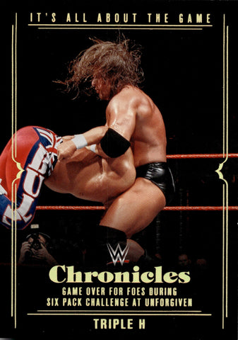 2022 Triple H Panini Chronicles WWE IT'S ALL ABOUT THE GAME #HHH-16 WWE Legend British Bulldog