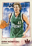 2023-24 Dirk Nowitzki Panini Court Kings RED WATER COLOR 098/149 #20 Dallas Mavericks HOF