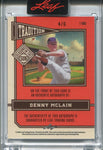 2025 Denny McLain Leaf Seasons In The Sun BLUE ICE TRADITION AUTO 4/6 AUTOGRAPH #T-DML Detroit Tigers