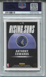 2024-25 Anthony Edwards Donruss Optic RISING SUNS RED INTERNATIONAL PSA 10 #15 Minnesota Timberwolves 6798