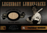 2003 Thurman Munson Donruss Classics LEGENDARY LUMBERJACKS GAME USED BAT 236/400 RELIC #LLJ-22 New York Yankees