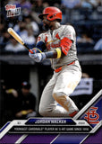 2024 Jordan Walker Topps Now PURPLE 04/25 #627 St. Louis Cardinals