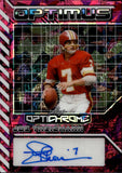 2025 Joe Theismann Leaf Optichrome PURPLE ICE OPTIMUS AUTO 1/1 ONE OF ONE AUTOGRAPH #OA-JT1 Washington Redskins HOF