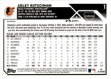 2023 Adley Rutschman Topps Chrome ROOKIE REFRACTOR RC #1 Baltimore Orioles 1