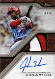2024 Jordan Walker Topps Reverance PATCH AUTO 10/10 AUTOGRAPH RELIC #TRAP-JW St. Louis Cardinals