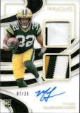2024 MarShawn Lloyd Panini Immaculate ROOKIE DUAL PATCH AUTO 07/25 AUTOGRAPH RELIC #ISPR-MLD Green Bay Packers