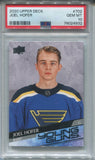 2020-21 Joel Hofer Upper Deck Extended Series YOUNG GUNS ROOKIE RC PSA 10 #702 St. Louis Blues 4932