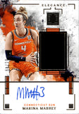 2025 Marina Mabrey Panini Impeccable WNBA GOLD ELEGANCE JERSEY AUTO 01/49 AUTOGRAPH RELIC #EJA-MM Connecticut Sun