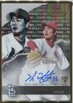 2020 Kwang-Hyun Kim Topps Gold Label ROOKIE GOLD FRAMED AUTO AUTOGRAPH RC #GLA-KK St. Louis Cardinals