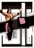 2024 Bret "Hit Man" Hart Panini National Treasures WWE RETRO MATERIALS SHIRT 45/99 RELIC #RM-BHM WWE HOF
