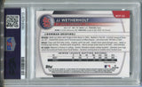 2025 JJ Wetherholt Bowman Chrome 1ST BOWMAN PURPLE GEOMETRIC REFRACTOR 053/250 PSA 8 #BCP22 St. Louis Cardinals 2913