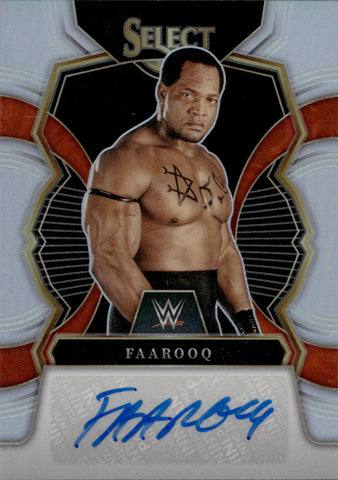2023 Faarooq Panini Prizm WWE HOLO SILVER SIGNATURES AUTO AUTOGRAPH #SG-FRQ WWE Legend