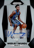 2017-18 Wesley Iwundu Panini Prizm HOLO SILVER ROOKIE AUTO AUTOGRAPH #74 Orlando Magic 2