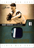 2003 Randy Johnson Flair SWEET SWATCH PATCH 11/50 RELIC #SSP-RJ Arizona Diamondbacks HOF *NRMT*