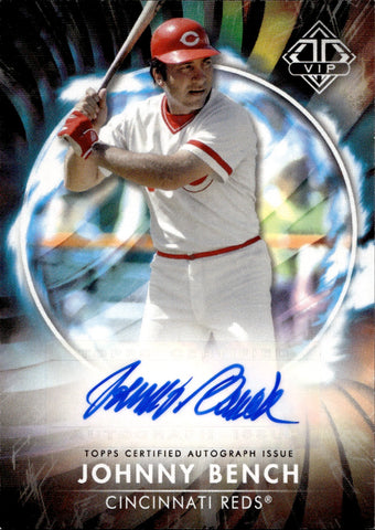 2023 Johnny Bench Topps Transcendent VIP AUTO 11/15 AUTOGRAPH #VIPA-JB Cincinnati Reds