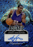 2025 Amar'e Stoudemire Leaf Signature Series AQUATIC BLUE SHIMMER AUTO 1/1 ONE OF ONE AUTOGRAPH #A-AS1 Phoenix Suns