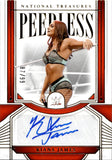 2024 Kiana James Panini National Treasures WWE PEERLESS AUTO 87/99 AUTOGRAPH #PL-KJM Monday Night Raw