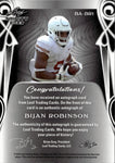 2023 Bijan Robinson Leaf Trinity BLACK ROOKIE AUTO 1/1 ONE OF ONE AUTOGRAPH RC #BA-BR1 Atlanta Falcons