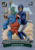 2025 Jaxson Dart Panini Donruss SP ROOKIE DOWNTOWN RC #14 New York Giants