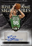 2025-26 Baylor Scheierman Topps Inception GOLD RISE TO FAME SIGNATURES AUTO 03/10 AUTOGRAPH #RF-BS Boston Celtics