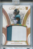 2025 Travis Hunter Panini Flawless ROOKIE HOLO GOLD PATCH 05/25 RELIC RC #RP-THE Jacksonville Jaguars