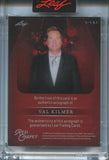 2025 Val Kilmer Leaf Red Carpet SILVER FOIL AUTO 5/5 AUTOGRAPH #A-VK1 Batman