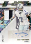 2022 Trevon Diggs Panini Zenith Z-JERSEY PATCH AUTO 122/149 AUTOGRAPH RELIC #ZJA-TD Dallas Cowboys