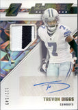 2022 Trevon Diggs Panini Zenith Z-JERSEY PATCH AUTO 122/149 AUTOGRAPH RELIC #ZJA-TD Dallas Cowboys