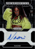 2022 Naomi Panini Prizm WWE SENSATIONAL SIGNATURES AUTO AUTOGRAPH #SS-NOM Friday Night Smackdown