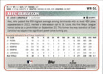 2023 Alec Burleson Topps Big League GREEN FOIL ROOKIE 68/99 RC #WR-51 St. Louis Cardinals